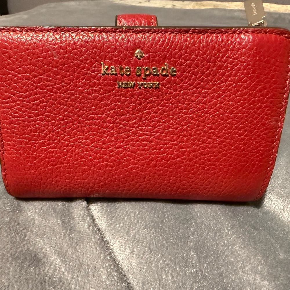 Kate Spade Red Leather Wallet